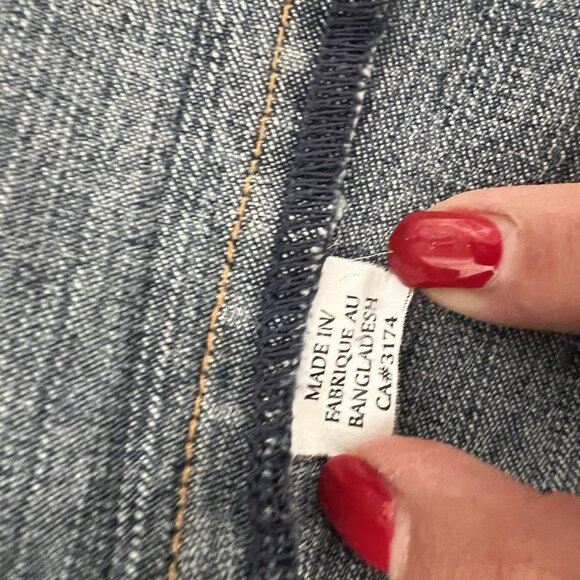 Ladies Santana jean jacket large black white floral motif in back boho lace - Picture 9 of 9